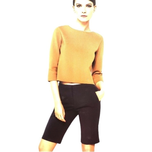 Wolford Jana Trouser Shorts Casual Bermuda in Black Viscose Blend - Picture 1 of 7